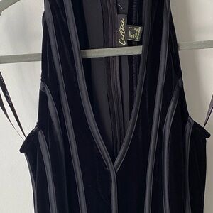 Chic Black Velvet Dress